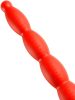 Hosszú Stretch Worm Dildo N°6 - 60 x 6cm piros