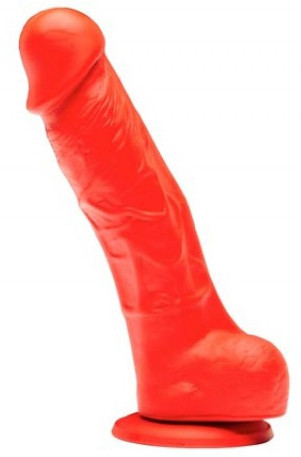 Silicone Dildo Stretch N°1 - 14 x 3.7cm piros