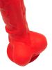 Silicone Dildo Stretch N°1 - 14 x 3.7cm piros