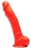 Silicone Dildo Stretch N°4 - 23 x 5.2cm piros