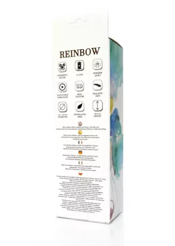 Rainbow Vibrátor Realisztikus anyag, erős rezgés