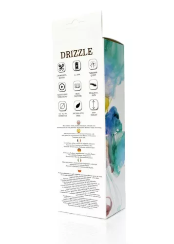 Drizzle Vibrátor Ultra realisztikus, erős vibrációs fekete