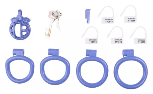 Lyfy rövid férfi büntetőketrec – 4x3.3cm kék