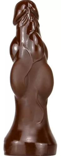 Dildo Monster Umik – prémium barna dildó 18 x 6 cm