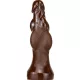 Dildo Monster Umik – prémium barna dildó 18 x 6 cm