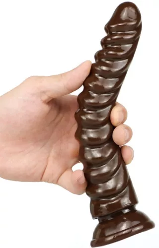 Dildo Monster Squel – prémium barna dildó 20 cm hosszú