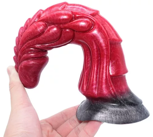 Sarkan – prémium zselés dildó, 19 x 5 cm