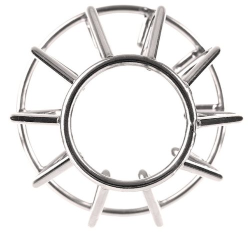 Hollow Flat – prémium fém análplug (L)