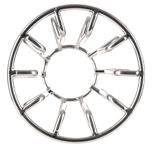 Hollow Flat – prémium fém análplug (L)