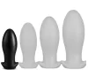 Plug Drakar Egg S – prémium anális tojás fekete 10 x 4,5 cm