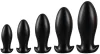 Plug Drakar Egg S – prémium anális tojás fekete 10 x 4,5 cm