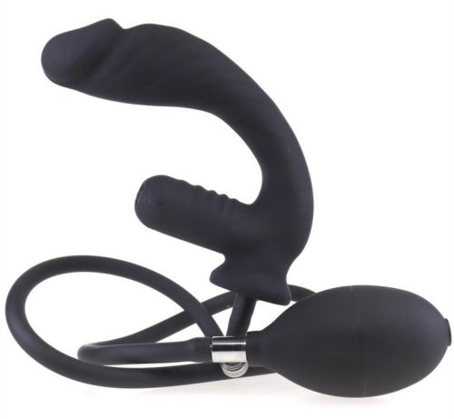 Infladick – felfújható és vibráló anális dugó 14x3.5cm