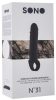 Penis Sleeve Stretchy Penis Sono N°31 - 11 x 3cm fekete