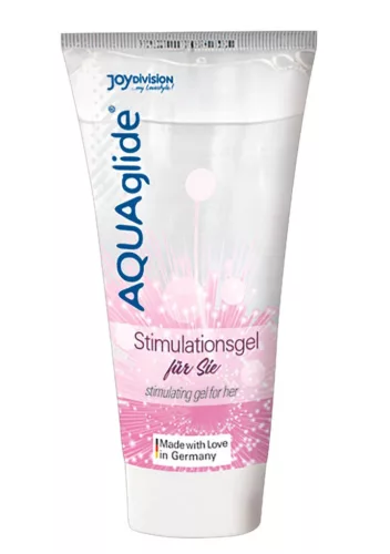 AquaGlide Stimuláló intim gél 25 ml átlátszó illatmentes kompatibilis óvszerrel
