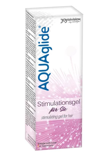 AquaGlide Stimuláló intim gél 25 ml átlátszó illatmentes kompatibilis óvszerrel