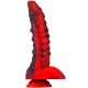 Dildo Dragon Sarkan 19 x 4.5cm fekete-piros