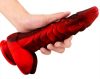 Dildo Dragon Sarkan 19 x 4.5cm fekete-piros