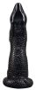 Prémium lapos dildo – 17 cm, érzéki fekete színben