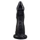 Prémium lapos dildo – 17 cm, érzéki fekete színben