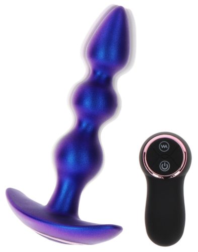 Vibrant Plug The Bold – prémium anális vibrátor kék 14 x 3.3cm