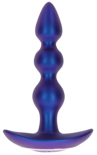 Vibrant Plug The Bold – prémium anális vibrátor kék 14 x 3.3cm