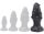 Monster Spike XL – prémium szilikon anál dugó (16 x 6,5 cm)
