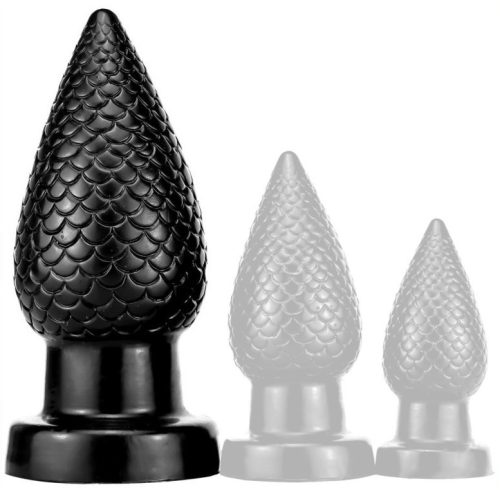 PineCock Plug L – prémium anális dugó fekete színben
