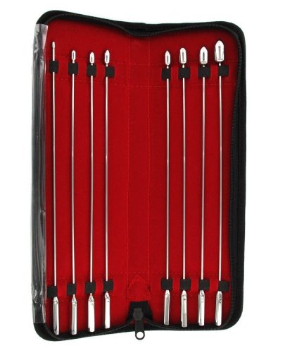 Prémium rózsabimbó fém húgycső tágítók - 8 db, 4-12 mm