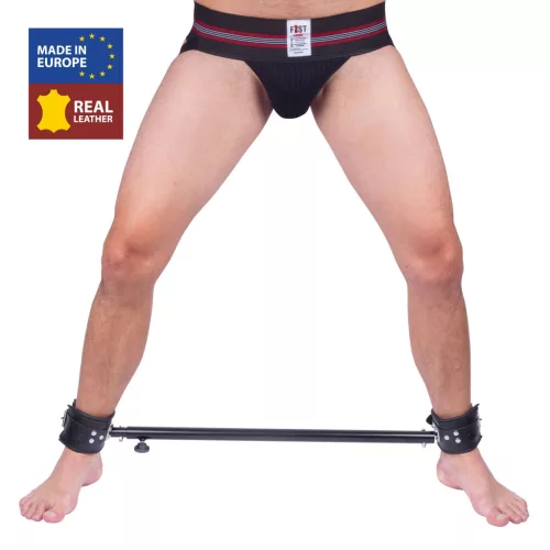 Állítható fém rúd bőr csuklókkal – 65-120 cm