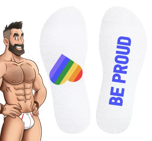 Rainbow Be Proud – Prémium szivárvány zokni