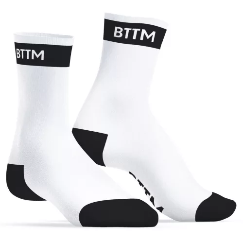 Bttm SneakXX – prémium fehér zokni a stílus kedvelőinek