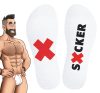 Sucker SneakXX – stílusos fehér zoknik érzékien elegáns kivitelben
