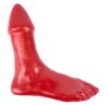 X-FEET – prémium vibráló intim eszköz, 18 x 7,8 cm, piros
