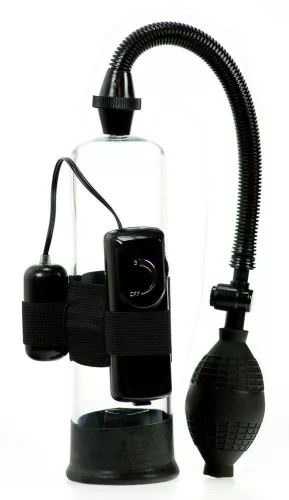 Ultimate Power Péniszpumpa Rezgő, többsebességes 29 cm átlátszó