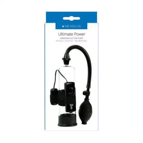 Ultimate Power Péniszpumpa Rezgő, többsebességes 29 cm átlátszó