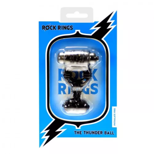 Rock Rings péniszgyűrű rezgő golyóval zselés anyagból