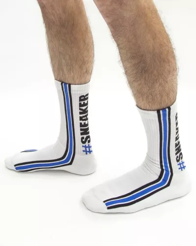 Sk8erboy SNEAKERPORN – fehér-kék sportzokni