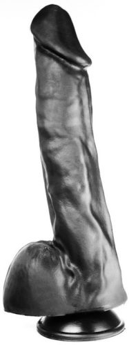 Dildorama - prémium feket dildó (26 x 6,7 cm)