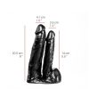 Dupla Dildorama Dildo 18 x 4 cm fekete