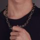 Közös O-lánc punk stílusú nyaklánc M Collier