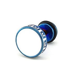 Fülbevaló FLAT ETNIC kék-fehér