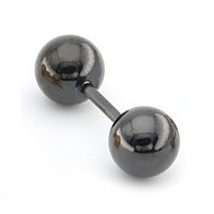 Ball Duo – elegáns fekete fülbevaló
