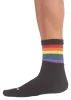 Half Socks színes zokni fekete részletekkel