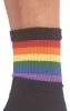 Half Socks színes zokni fekete részletekkel