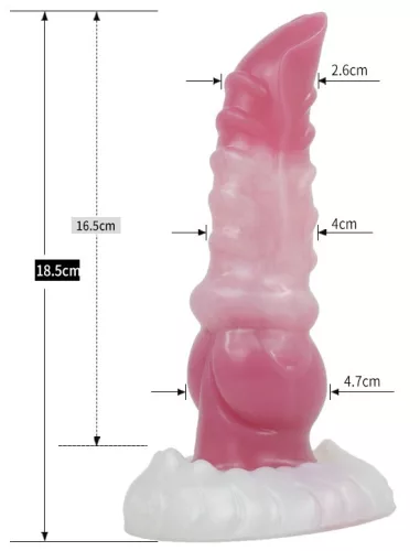Sonpik Dildo Monster – prémium vibráló dildó 16 cm hosszú