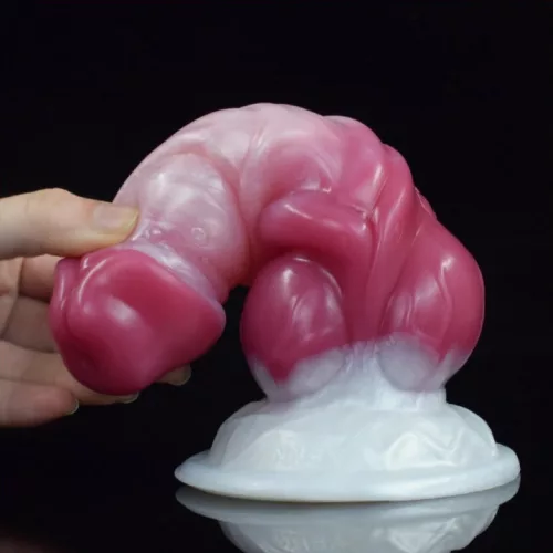 Érzéki díszítő - Monster 14 x 6 cm prémium dildó
