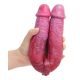 Double Duo Real – prémium dupla dildó 36 cm hosszú