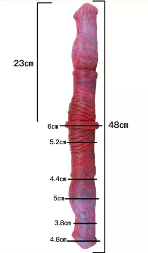 Duo Wolf – prémium dupla dildó 48 cm hosszú