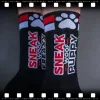 SNEAK PUPPY – fekete-piros sportszokni