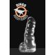 XXL Dildo Dinoo Dilong 20 x 9 cm átlátszó